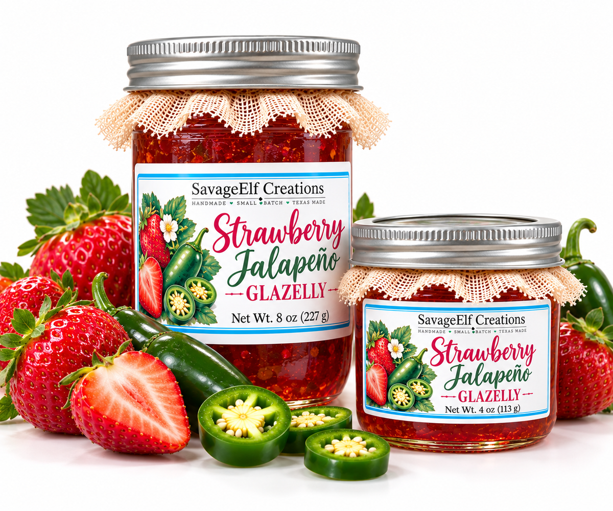Strawberry Jalapeños Glazelly 4 oz