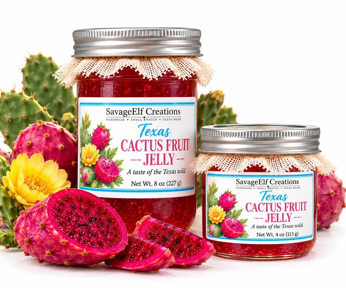 Texas Cactus Fruit Jelly 8 oz